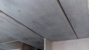 Шлифовка плит перекрытия на потолке