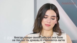 Интервью Дуа Липа о расставаниях и музыкальной индустрии | Dua Lipa rus sub
