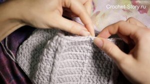 Вязаная коробка для рукоделия 5