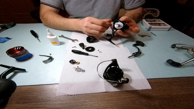 Смазка катушки Daiwa  Ninja LT3000-CXH.
