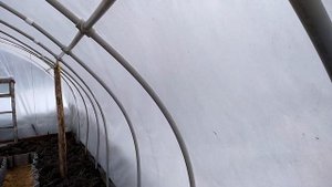 Как перезимовала теплица 3*6 из полипропиленовых труб.