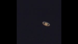 Saturn through my Telescope