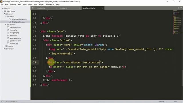 07 - Tutorial Membuat Toko Online Dengan PHP dan Mysqli - Hapus Foto dan Tambah Foto смотреть онлайн