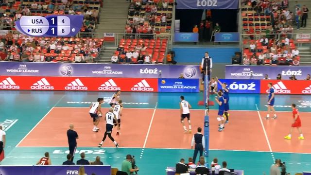 USA v Russia - Group 1: 2017 FIVB Volleyball World League смотреть онлайн
