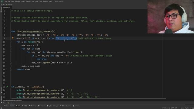 Efficiently Generating Strobogrammatic Numbers of Any Length - A Python Coding Challenge