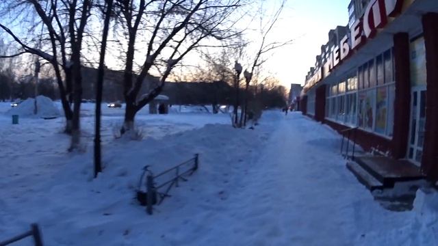 Комсомольск-на-Амуре 9 декабря 2021 г. Центр города на рассвете. Гостиница Восход Зимний КОМСОМОЛЬС смотреть онлайн