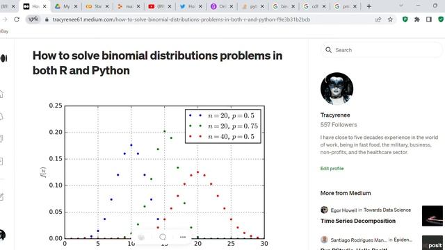 How to solve binomial distributions problems in both R and Python - blog post смотреть онлайн