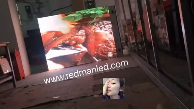 outdoor P6 led display with nationstar LEDs MBI5124 IC from Cindy www.redmanled.com смотреть онлайн