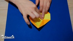 Цветок пятилепестковый из бумаги. Оригами цветок - очень быстро