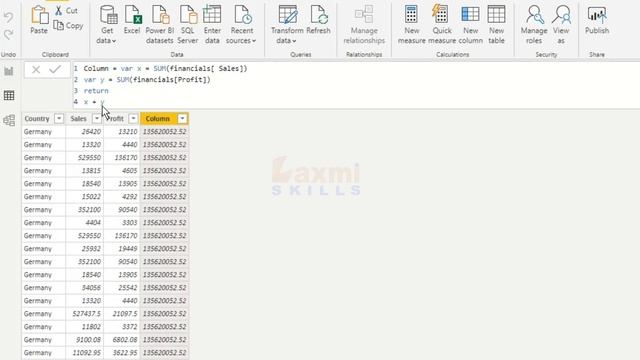 Using Variables within DAX - Power BI | var dax function in power bi