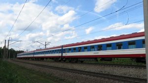 Поезд Улан-Батор – Москва с электровозом ЭП2К-043