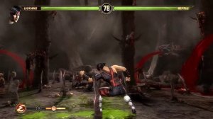 Seсret Fight with Reptile in Mortal Kombat (MK9) Секретный поединок с Рептилией в МК9