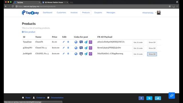 Tap2Pay.me - как начать продавать через мессенджеры и социальные сети смотреть онлайн
