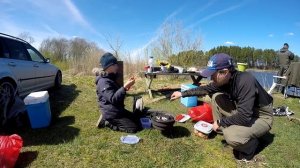 Большие караси на фидер в мае на пруду Ловля карася на метод, весенний карась.