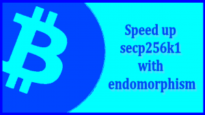 Speed up secp256k1 with endomorphism