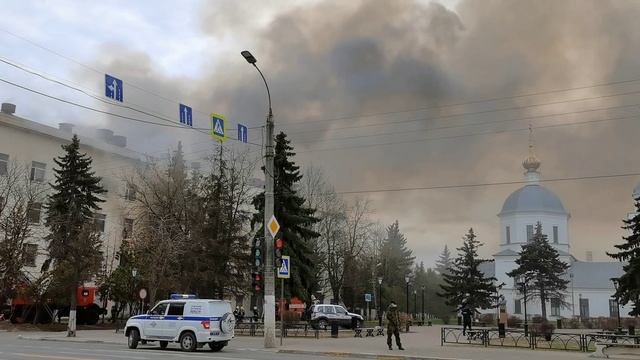 Пожар в НИИ Военно-Космической обороны