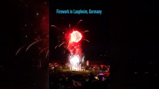 Fireworks in Laupheim, Germany #laupheim