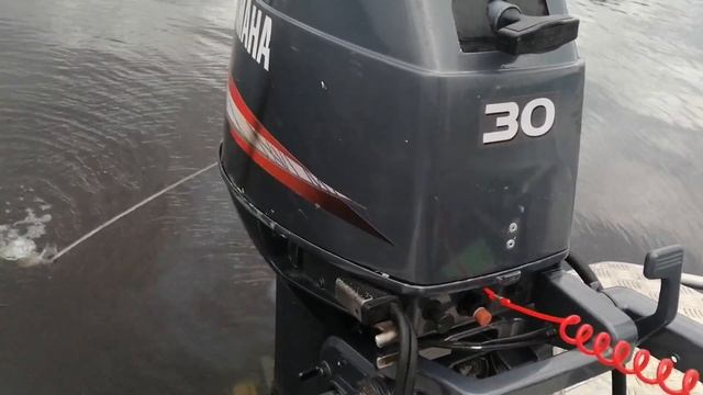 Yamaha 30. работа мотора. смотреть онлайн