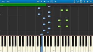 Мария Чайковская - Забери Меня (на пианино Synthesia)
