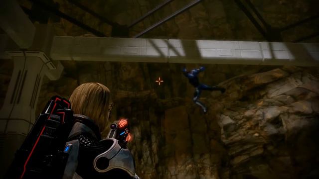 Mass Effect 2 - biotic Pull gameplay смотреть онлайн