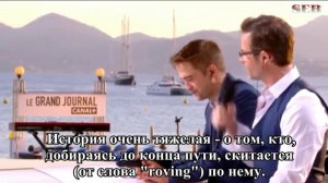 Р. Паттинсон и Г. Пирс в программе Le Grand Journal 20.05.2014 (русс. субтитры)