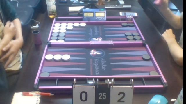 Akiko Backgammon Live Stream 1 Akiko vs Kazuki 25 point match смотреть онлайн