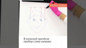 ☝️ В мужской причёске пробор слева направо / Molfar #shorts