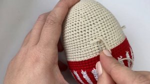 Как вышить нос вязаной игрушке амигуруми