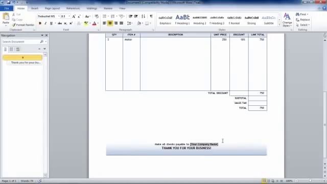 How To Make An Invoice From Word Using An Invoice Template смотреть онлайн