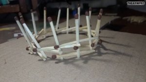 Как сделать Колесо из Спичек без Клея