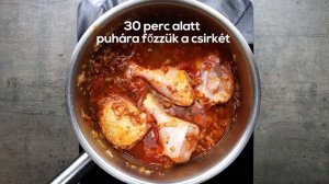 Chicken paprikash / Csirkepaprikás / Паприкаш из курицы