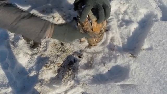 Самый полезный ЛАЙФХАК для пикника. Финская свеча смотреть онлайн