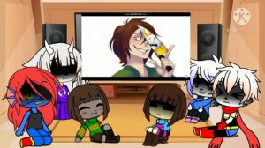 Реакция персонажей Undertale на меме про Чару