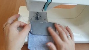 Обработка накладного кармана с клапаном. Урок №12.mp4