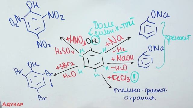 Фенол | Органическая химия ЕГЭ, ЦТ