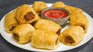 Невероятно вкусно и очень просто! ПИРОЖКИ С МЯСОМ ИЗ СЛОЕНОГО ТЕСТА.