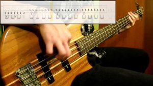 Led Zeppelin - Rock And Roll (Bass Cover) (Play Along Tabs In Video)