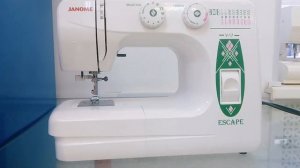 Обзор и заправка швейной машины Janome Escape V-17
