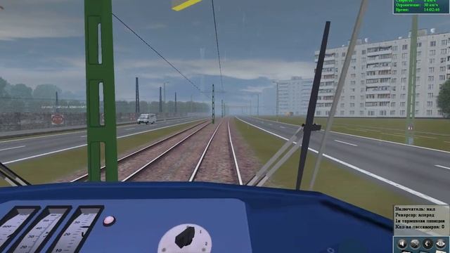 Trainz 2009 трамвайная локация (карта) "Шахты" смотреть онлайн