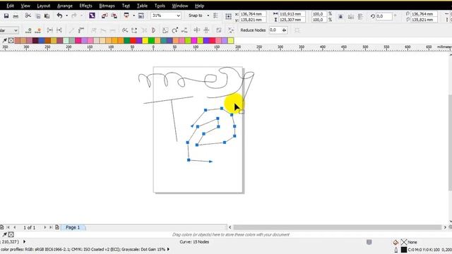 Рисование линий в CorelDraw смотреть онлайн