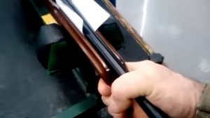 Вывешенный ствол карабина Барс 4-1 223 с березовой ложей.