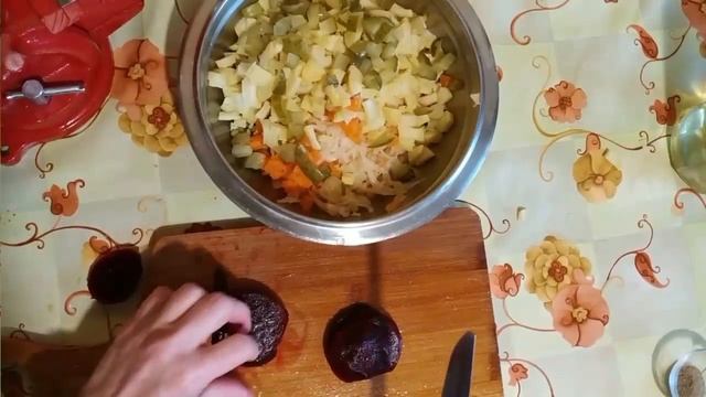 Салатик овощной "Винигрет" смотреть онлайн