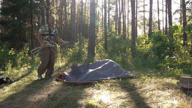 Рыбалка С Ночёвкой! Двое суток В Красивом Месте. Быт и Еда На Огне! Часть1. смотреть онлайн