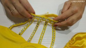 Костюм для восточного танца живота своими руками. Как сделать лейсы. Часть 1