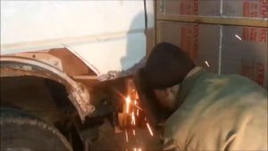 переварка   задней арки и крыла WV T4