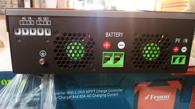 UNBOXING AND DETAILS SPECIFICATION 1.5 FRONUS 2000 WATT PV this model without battery not working