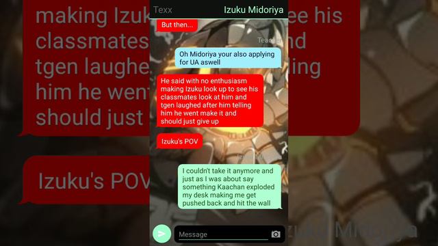 Izuku with The Machine Quirk / deku texting story / #deku #myheroacademia смотреть онлайн