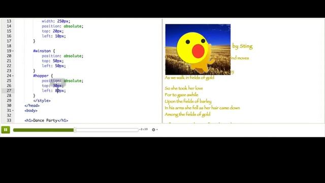 HTML5 and CSS3 Tutorial - CSS positioning Верстка