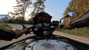 Chill out on motorcycle, HONDA CB1 400cc