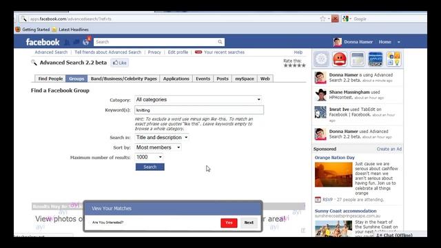 Facebook Searching Tool How To - (Advanced Search 2.2 beta) | Simple Online Solutions смотреть онлайн